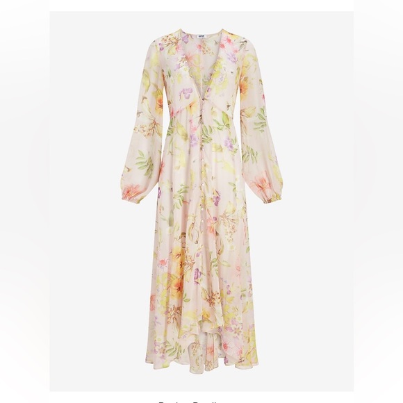 Sheer Floral Maxi Cover-Up - Picture 5 of 6